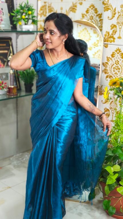 Khadi Tissue Saree